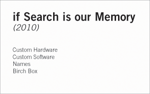 if Search is our memory